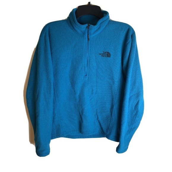 The North Face SDS 1/4 Zip Men's Blue‎ Pullover Jacket Size Small - Picture 1 of 12